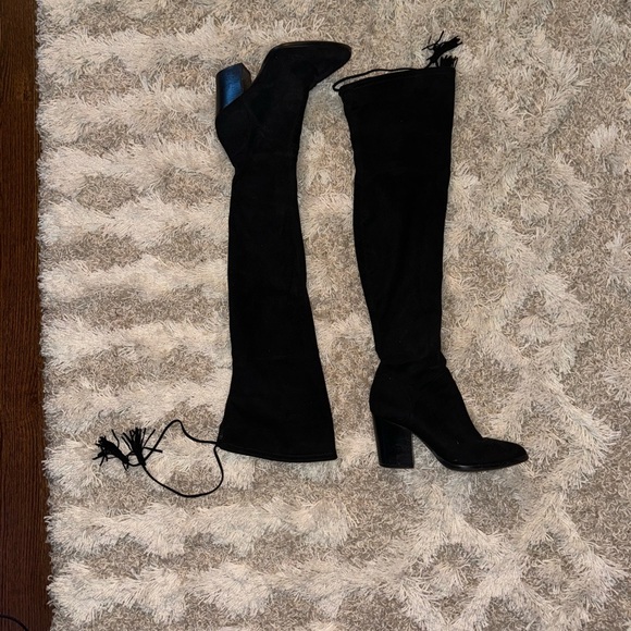 Marc Fisher Shoes - Marc Fisher black Suede over the knee boots